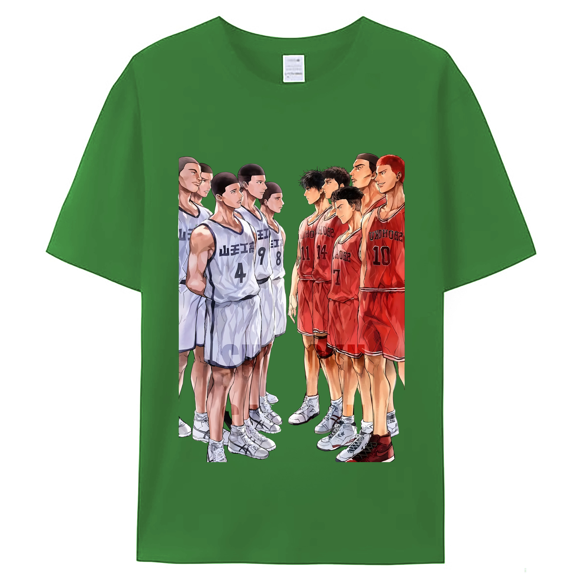 （画像用） SLAM DUNK／スラムダンク レディースカジュアルプリントTシャツ（綿100％）